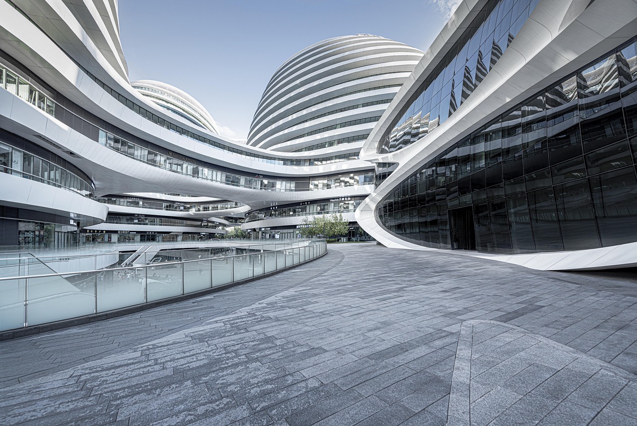 Modern, building, business district — Exploring Key Features of Active Directory Management Tools